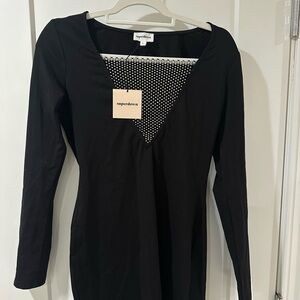 NWT Revolve Superdown Maris Deep V Mini Dress